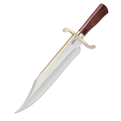 Gil Hibben GH5069 HIBBEN OLD WEST BOWIE zberateľský nôž 35 cm, červeno-hnedá, drevo, puzdro