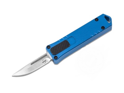 Böker Plus 01BO971 Micro USB OTF Blue automatický nôž 4 cm, hliník, modrá, dizajn USB