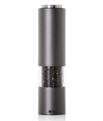 EP91 AdHoc Elektrický mlýnek na pepř nebo sůl eMill, CeraCut,, plast ocel akrylát šedý tmavý
