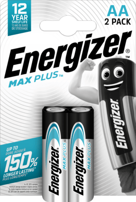 Energizer Max Plus AA alkalické baterie 2 ks E303321600
