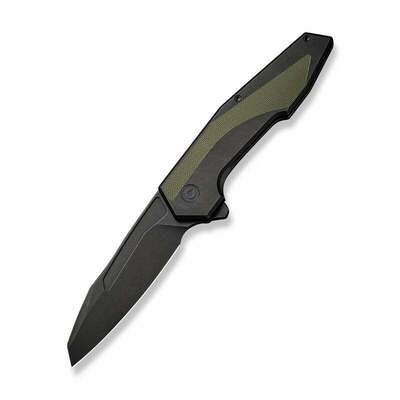 CIVIVI C22011-1 Hypersonic zsebkés 9,4 cm, Fekete Stonewash, fekete, zöld, acél, G10