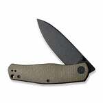 CIVIVI C22007-2 Sokoke vreckový nôž 8,5 cm, Black Stonewash, zelená, Micarta