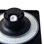 Modee LED čierna štvorcová nástenná lampa 12W 1345lm neutrálna biela (ML-LWL0017)