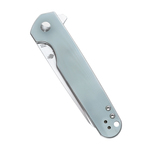 Kizer V3610C2 Azo LP Transparent Jade vreckový nôž 8,7 cm, transparentná zelená, G10