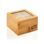 Klarstein krabička na čaj - 4 složky na 60 čajových sáčků (BW-10090-001)