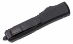 Microtech 123-2T Ultratech Black Part Serr. automatický nôž 8,8 cm, celočierna, hliník