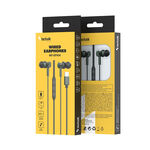 Technik MT-EP104 nylon TPE+kov, 1,2 m, USB-C + ovladač, olivová 