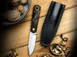 Böker Manufaktur Solingen 120506 Barlow BFF pevný nůž 7cm, ořechové dřevo, kožené pouzdro