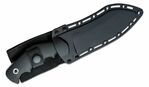 CRKT CR-2866 Catchall™ Black všestranný nůž 14 cm, černá, GRN, guma, termoplast pouzdro