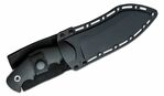 CRKT CR-2866 Catchall™ fekete sokoldalú kés 14 cm, fekete, GRN, gumi, hőre lágyuló köpeny