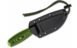 ESEE 3PMVG-007 Model 3 3D Venom Green nôž na prežitie 8,8 cm, G10, zelenočierna, čierne puzdro