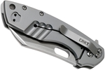 CRKT CR-5315 PILAR® LARGE SILVER zsebkés 6,8 cm, teljesen acél