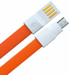 Remax dátový kábel USB/MicroUSB oranžový 1,2m AA-847