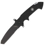 Extrema Ratio 04.1000.0139/BLK GLAUCA B1 Black taktický kapesní nůž 11cm, černá, hliník, pouzdro
