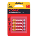 Kodak Heavy Duty Zinc mikrotužková batéria R03 AAA BL4