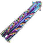 06EX401 Magnum Balisong Rainbow