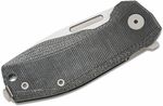 NA01 CVB LionSteel NANO, Folding knife MagnaCut blade, BLACK Canvas handle