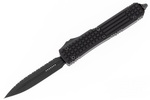 Microtech 122-3UT-DS Ultratech Black Delta Frag F/S automatický nôž 8,8 cm, celočierna, hliník