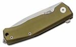 LionSteel MT01A GS Myto Old fekete/zöld zsebkés 8,3 cm, Stonewash, zöld, alumínium