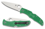 Spyderco C10FPGR Endura 4 Flat Ground kapesní nůž 9,5 cm, zelená, FRN