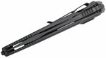 Microtech 160A-2T Auto Socom Elite Black Clip Point automata kés 10,3 cm, teljesen fekete, alumínium