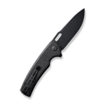 S20065-3 Sencut Vesperon Black Canvas Micarta Handle Black 9Cr18MoV Blade Liner Lock