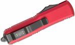 Microtech 232-1RD UTX-85 Black Standard Red automatický nôž 7,6 cm, čierna, červená, hliník