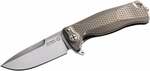 SR22 B LionSteel Solid Titanium knife, RotoBlock, Sleipner BRONZE  with FLIPPER