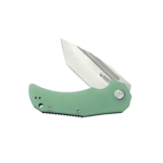 Kubey KU318D Bravo One Tanto vreckový outdoorový nôž 8,6 cm, nefritová Jade, G10