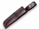 JOKER CM114 CANADIENSE outdoorvý nôž 10,5 cm, hnedá, Micarta, kožené puzdro