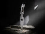 Böker Plus 01BO463 Aluma vreckový nôž 9,1 cm, Stonewash, sivá, hliník, drevo, spona