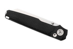 MKM MK MI-ABK MIURA vreckový nôž 6,9 cm, Stonewash, čierna, hliník