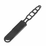 KA-BAR KB-1118BP SKELETON malý taktický nôž 6,4 cm, čierna, celooceľový, plastové puzdro
