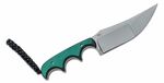 CR-2394 CRKT Minimalist® Katana nôž na krk 9 cm, zeleno-čierna, GRN, termoplast puzdro