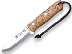 JOKER CL115 NÓRDICO vnější nůž 10 cm, dřevo kadeřavé břízy, kožené pouzdro