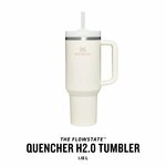 10-10824-453 STANLEY The Quencher H2.O FlowState™ krém Tonális termopalack, krém, 1,18 liter