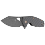 FX-527LI CF FOX kniva VOX YARU FOLDING KNIFE STAINLESS STEEL M398 PVD STONEWASHED BLD,CARBON FIBER