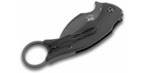 FOX Knives FX-591 Black Bird vreckový nôž - karambit 6,5 cm, celočierny, G10