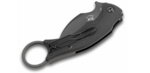 FOX Knives FX-591 Black Bird zsebkés - karambit 6,5 cm, teljesen fekete, G10