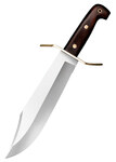 Cold Steel 81B Wild West Bowie nůž/šable 27,3 cm, dřevo, kožené pouzdro