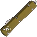 Microtech 121-11OD Ultratech Combo Green automatický nůž 8,8 cm, Stonewash, zelená, hliník 