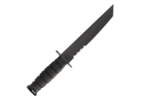 KA-BAR 1245 Black Tanto Knife taktický nôž 20,2cm, čierna, Kraton, plastové puzdro