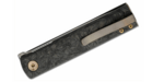 FOX Knives FX-543 DCF Chnops vreckový nôž 7,5 cm, šedá, bronz, damašek, uhlíkové vlákna
