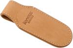 900MK01 SN LionSteel Leather vertical sheath with MAGNET - SAND Color