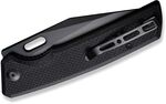 S23018-1 Sencut GlideStrike Black Coarse G10 Handle Black 9Cr18MoV Blade Liner Lock