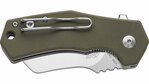 FOX knives FX-540 G10OD Italico vreckový nôž 6 cm, zelená, G10, spona