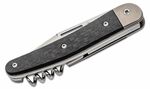 JK3 CF LionSteel M390 blade, screwdriver blade, corkscrew, Carbon Fiber Handle, Ti Bolster & liners