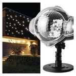 DCPC03 Emos Lighting LED dekorativní projektor – padající vločky, vnější i vnitřní, bílá