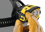 Petzl E80CHR DUO S (UK) nabíjecí čelovka do podzemí, černo-žlutá