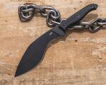 CRKT CR-2710 Clever Girl™ Kukri machete 19,7 cm, teljesen fekete, G10, hőre lágyuló köpeny